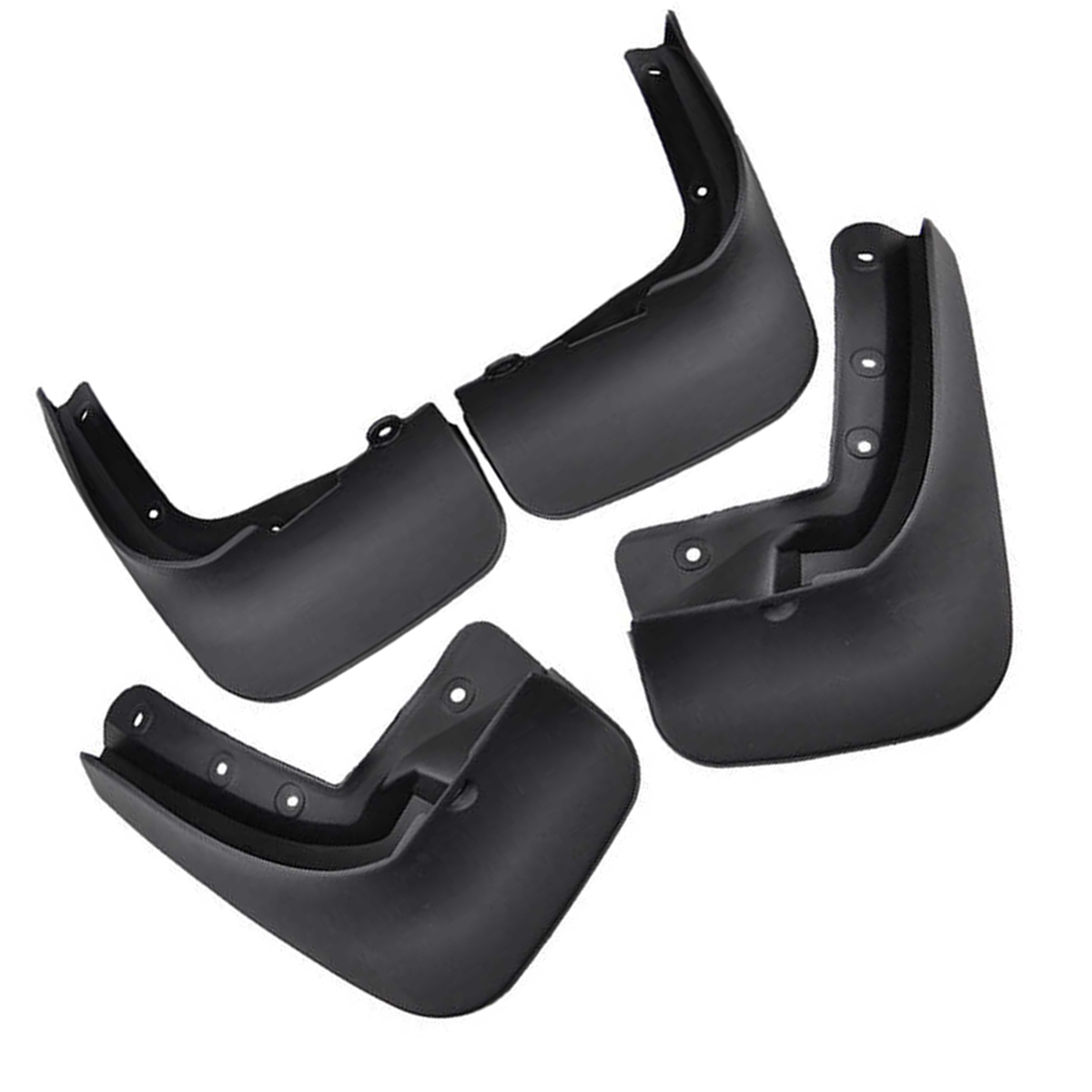 Pcs Set Car Universal Mudflaps Mud Guard Flaps W Clips Front Rear Pvc Rubber Ebay